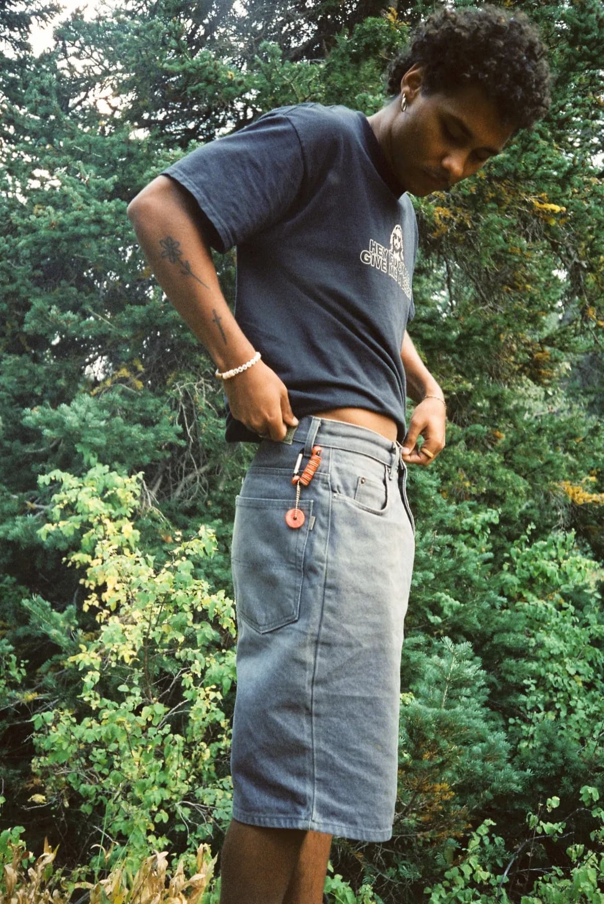 Jared wearing Rebirth product