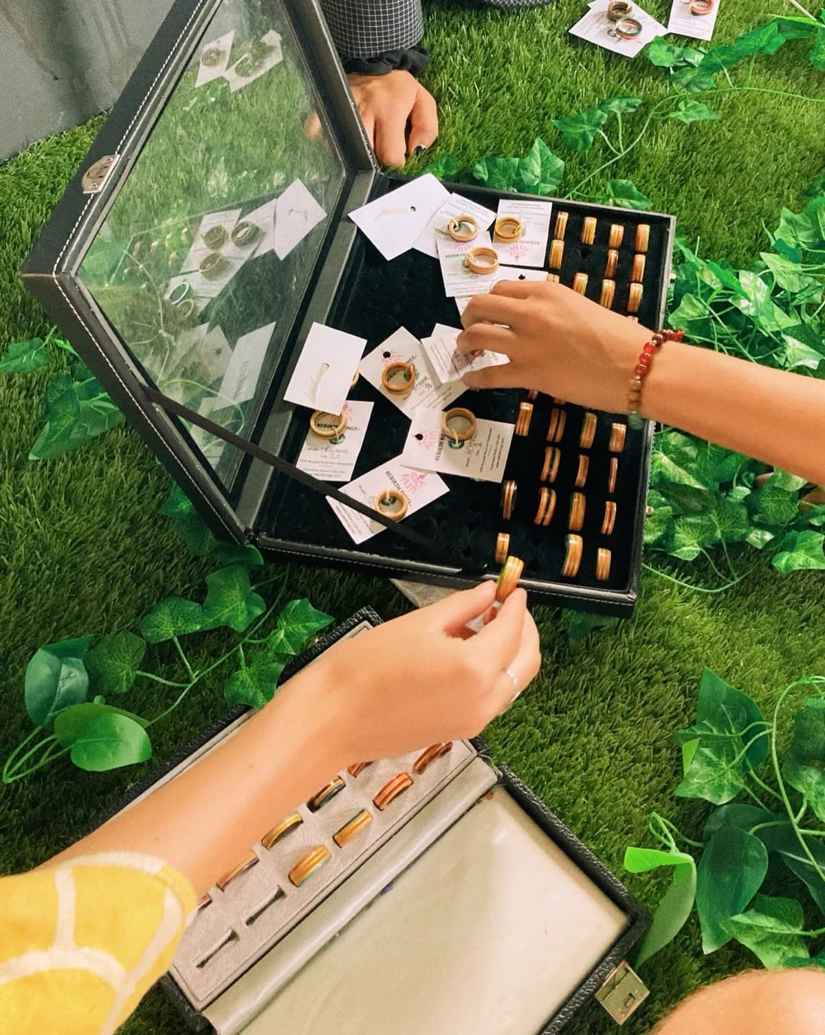 Sierra F. wearing Rebirth product