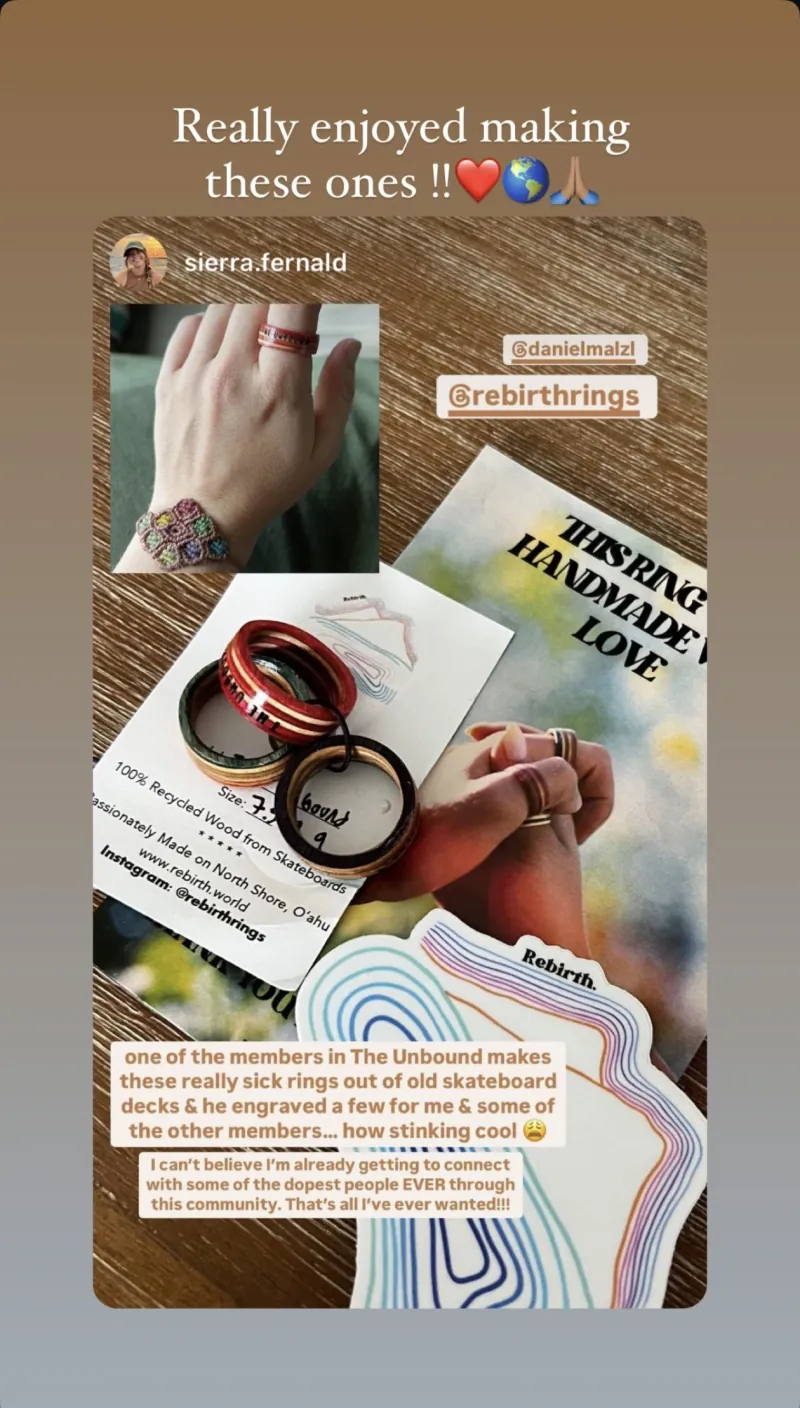 Chris & Mia L. with Rebirth ring