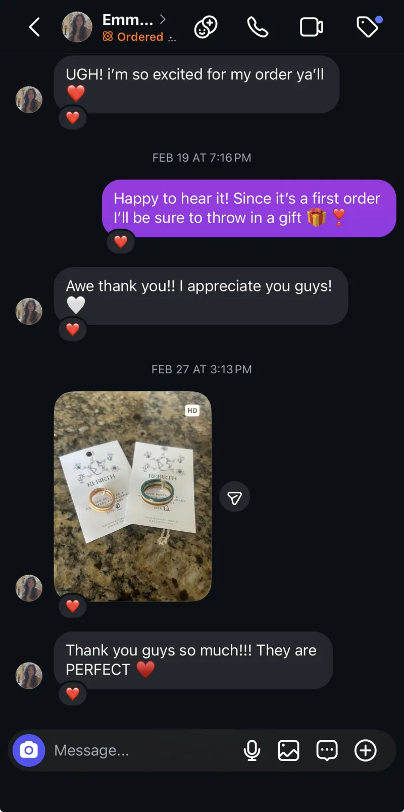 Alex T. with Rebirth ring