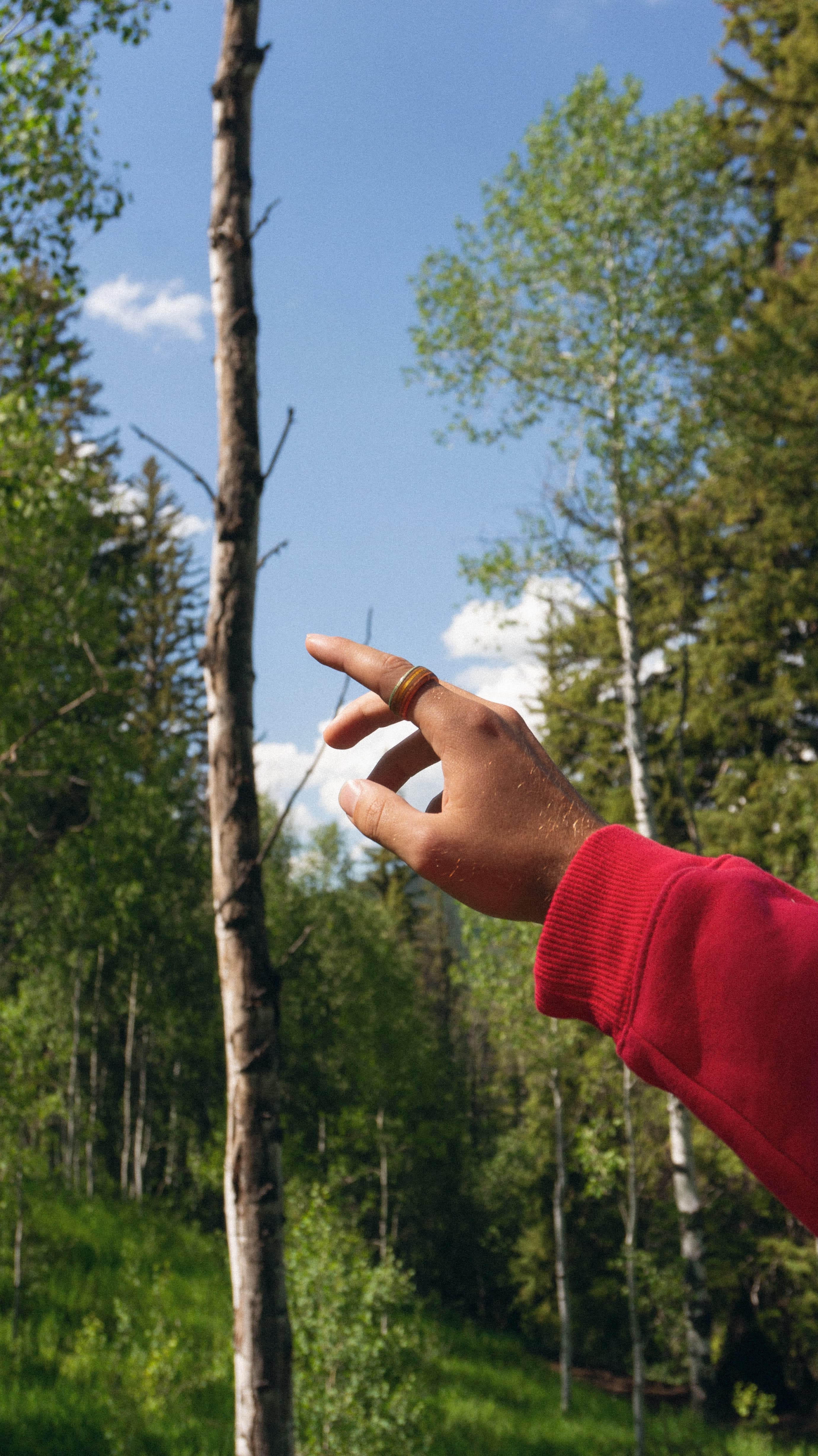 Amber Sky | Recycled Skateboard Ring