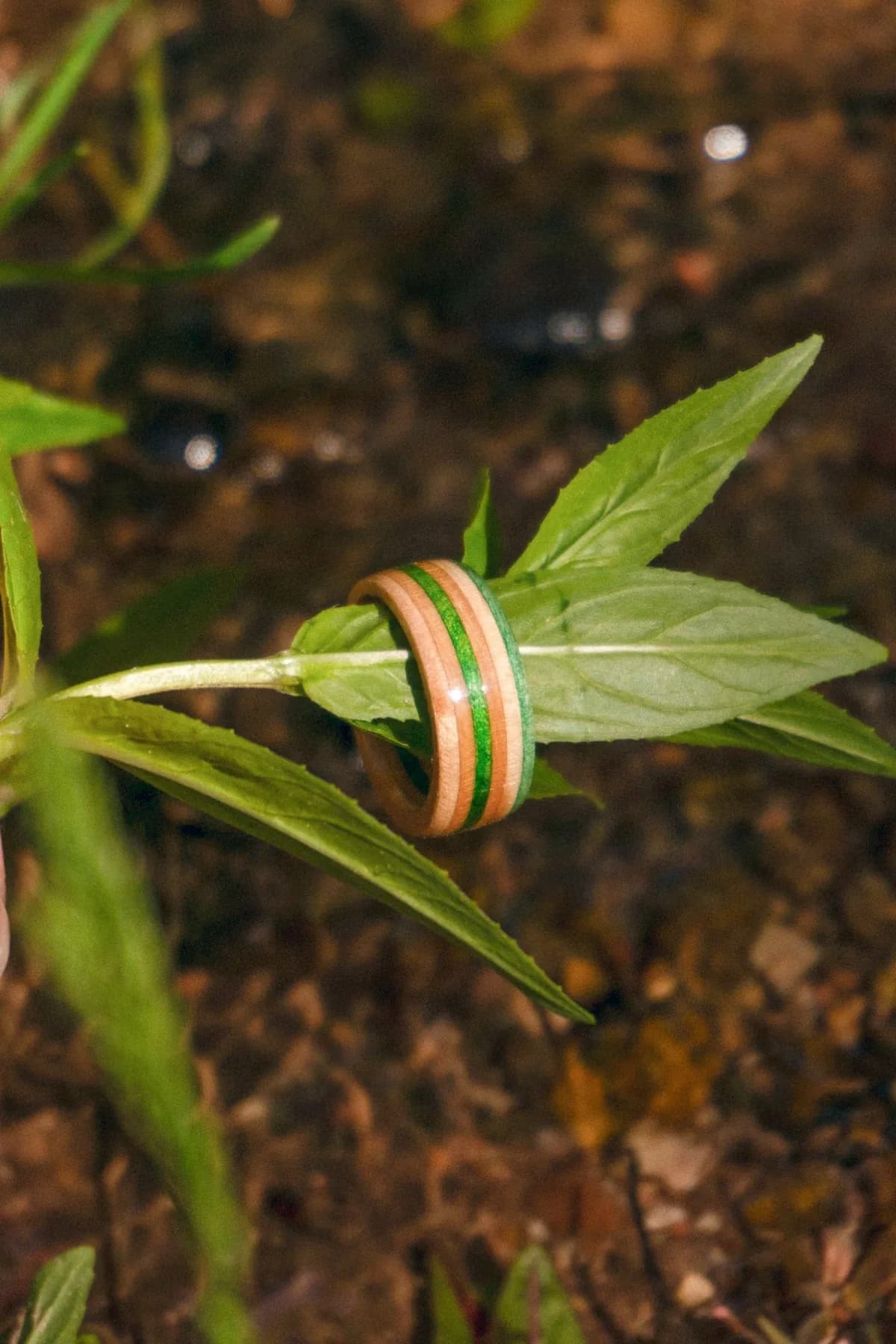 Pine-Haze | Recycled Skateboard Ring
